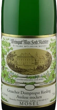 Max Ferd Richter 2015 Graacher Domprost - Auslese Trocken Grosse Lage (GG level) 2015
